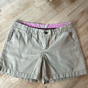 Merona Chinos Khaki/Tan Shorts - Size 6